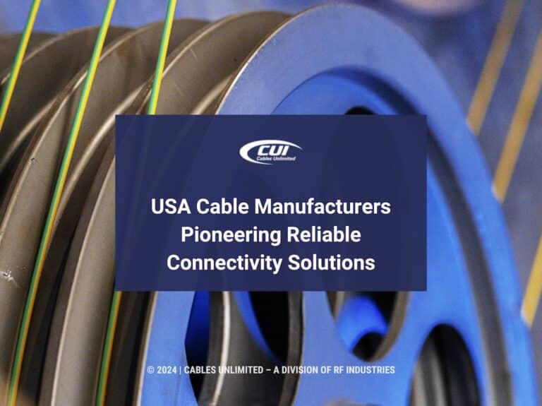 Featured: Close-up of cable wire production in cable factory- USA cable manufacturers pioneering reliable connectivity solutions