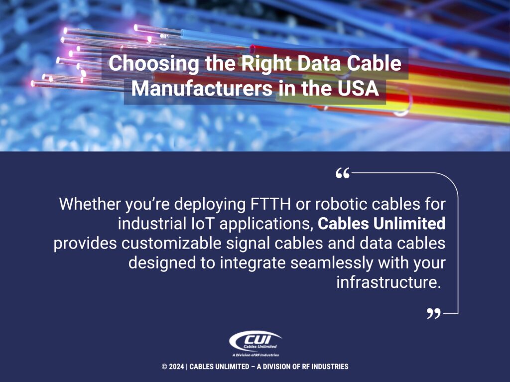 Callout 4: Fiber optics network cable- Choose the right data cable manufacturers in the US